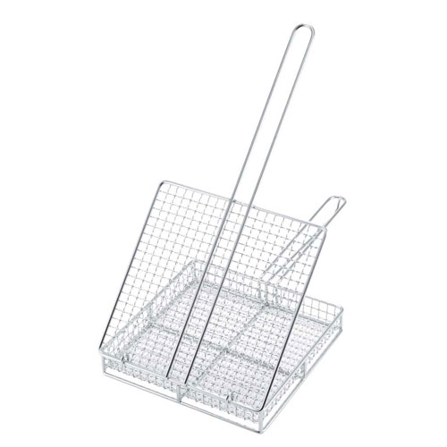 EBM 炭火やきとりカゴ 蓋付 宮崎地鶏焼きアミ