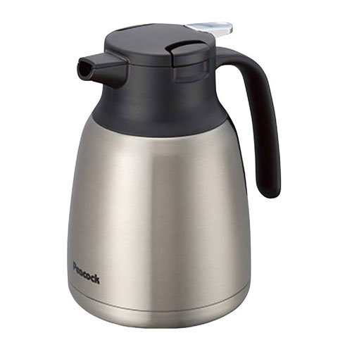 -------------------------------------------------------------- 画像はイメージです。 ※ PC環境により実際の色味や質感と異なって表示される場合がございます。 ※ 部品・パーツなどの一部の商品では本体の商品画像を使用しております。 ※ 製品の仕様・画像・パッケージは、メーカー側から予告なく変更される場合があります。 -------------------------------------------------------------- ステンレス製真空2重魔法瓶ポット取り外し簡単！ワンタッチ着脱ふたプッシュレバー開栓タイプ口径：50mmお湯、水以外のご使用はご遠慮ください。故障の原因になります。■ 外寸163×127×H287■ 重量0.82■ 容量2■ 材質ステンレス■ 測定・調節温度範囲能力保温性能(10時間値)：76℃以上 【メーカー・ブランド】 ピーコック魔法瓶工業 / ぴーこっく / Peacock 【#113】