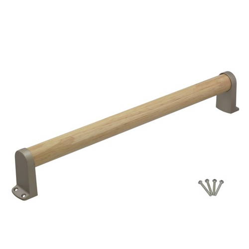 ハイロジック 木製手すり タテ ヨコ兼用 450mm 97253