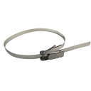 オーム電機 ポールバンド ステンレス 幅10mm 長さ1200mm DZ-POB12