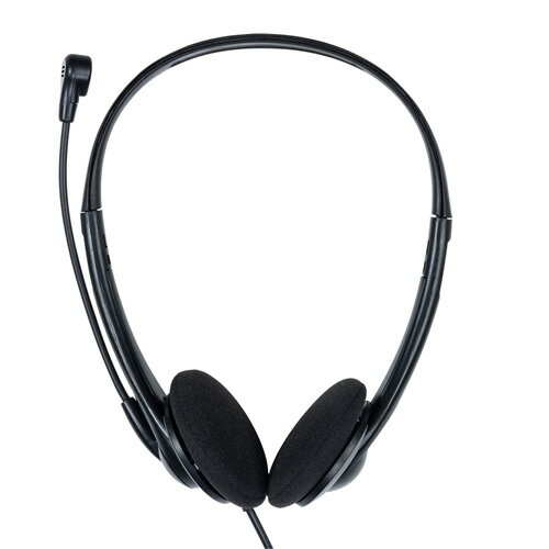 ナカバヤシ Digio2 4極ミニプラグ ヘッドセット ブラック MHM-STB28BK ナカバヤシ Digio2 4極ミニプラグ ヘッドセット ブラック MHM-STB28BK