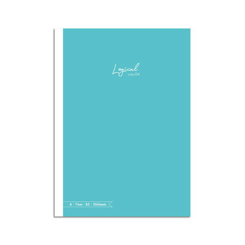 ナカバヤシ スイングロジカルカラーノート ブルー セミB5 A罫 30枚 NB504A-B-4