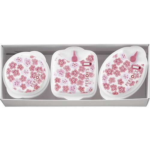 Plastic Storage Containers - エンテック パーソンズ フローラル 電子レンジ容器 3PC FL-202