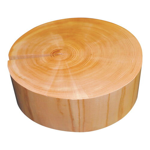 雅漆工芸 檜 丸太ディスプレイ φ280×H100