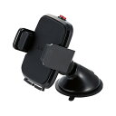 エレコム ELECOM 車載ホルダー スマホスタンド iPhone スマートフォン ゲル吸盤タイプ ブラック P-CARS02BK