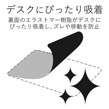 エレコム ELECOM ソフトレザー マウスパッド PUレザー ブラック 150mm×180mm MP-SL01BK