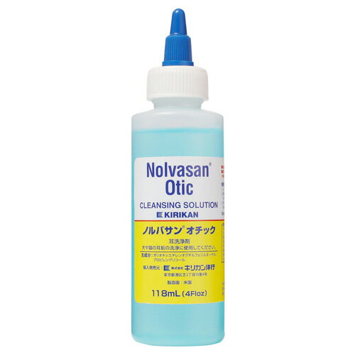 キリカン洋行 イヤークリーナー ペット用 耳洗浄剤 ノルバサンオチック 118ml