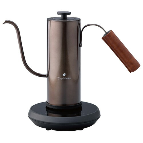 【送料無料】アピックス 温調電気カフェケトル 0.4L ブラックメタリック AKE-290BM