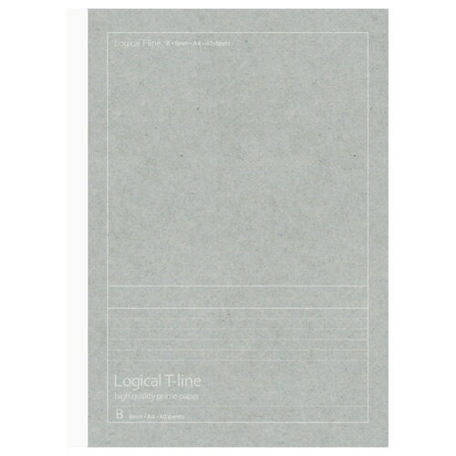 ナカバヤシ ロジカルTラインプライムノート A4 B罫 40枚 NA401B