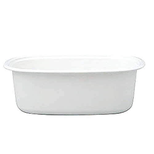 【送料無料】野田琺瑯 White Series 楕円型洗い桶 WA-O