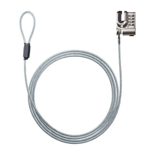 サンワサプライ Microsoft Surface Pro 3〜7/Surface Go/Surface3対応セキュリティワイヤー SLE-43SSFPG