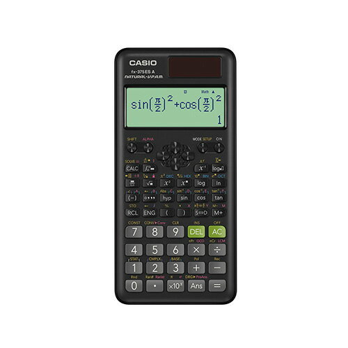 カシオ CASIO スタンダード関数電卓 数学自然表示タイプ FX-375ESA-N