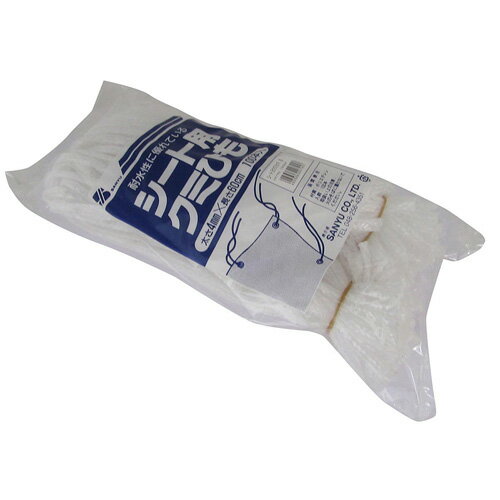 三友産業 シート用組紐 4mm×60cm100本 白 HR-745