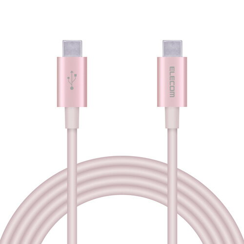 エレコム ELECOM USB2.0ケーブル Type-C オス - オス 耐久仕様 Power Delivery対応 2m ピンク MPA-CCPS20PNPN エレコム ELECOM USB2.0ケーブル Type-C オス - オス 耐久仕様 Power Delivery対応 2m ピンク MPA-CCPS20PNPN