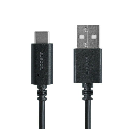 エレコム ELECOM USB Type-C ケーブル USB2.0 (A-C) 1.0m ブラック MPA-AC10BK エレコム ELECOM USB Type-C ケーブル USB2.0 (A-C) 1.0m ブラック MPA-AC10BK