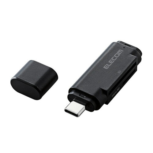 yz|Xg GR ELECOM USB Type-C[_C^ }^Cv SD+microSDp ubN MR3C-D011BK