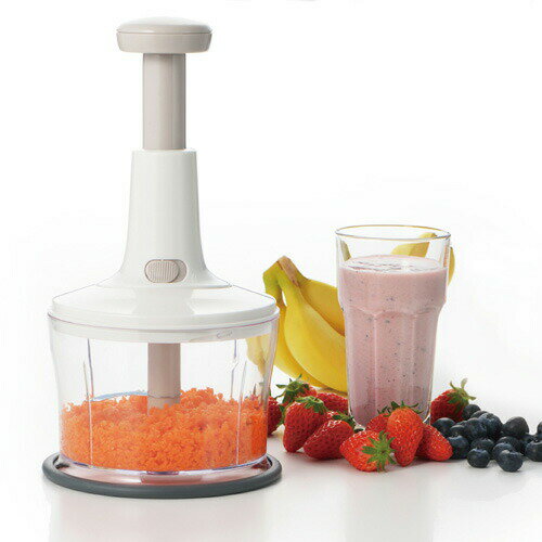 ヨシカワ ニューキッチンベーシック 押すだけ簡単フードプロセッサー フードプロセッサー サラダスピナー