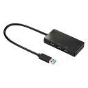 サンワサプライ HDMIポート搭載 USB3.2Gen1 3ポートハブ USB-3H332BK(2)