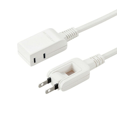 Rakuten - サンワサプライ マイクロタップ 2個口 0.2m ホワイト TAP-M602W