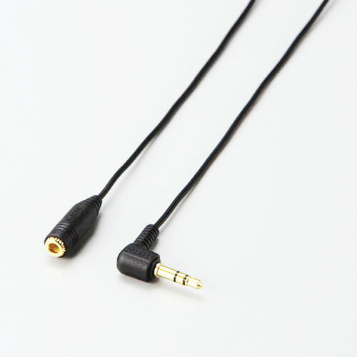 ポスト投函 エレコム ELECOM ヘッドホン延長ケーブル 3m ブラック EHP-CT23G/30BKE