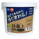 フジワラ化学 練り済み内装用壁材 珪藻土壁材MIX ヤマブキ 3kg