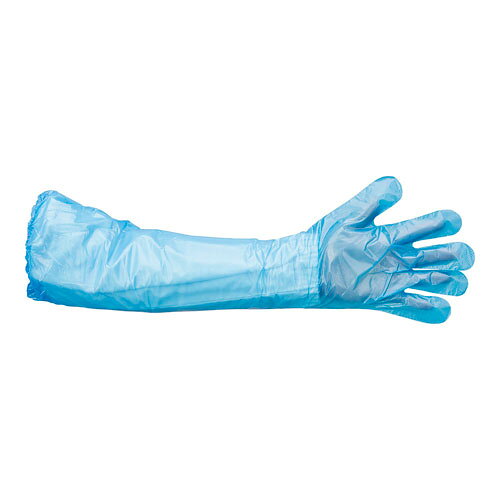 Disposable Gloves - 丸善化工 チョイながテブクロ 30枚入 BT-3 ブルー S