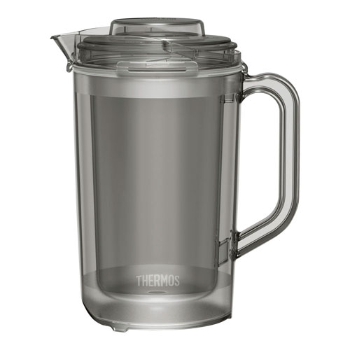 【送料無料】THERMOS サーモス 透明2重ドリンクピッチャー TPJ-1600 ブラック