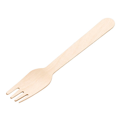 木製フォーク 160 楊枝入 単袋 100本入