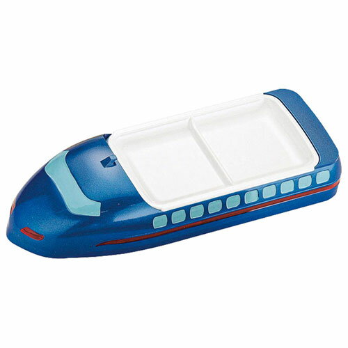 【レビューで1000円OFF】お子様ランチ皿 ニュー新幹線 ブルー