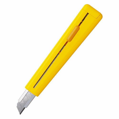 コクヨ カッターナイフ 標準型 フッ素加工刃 黄 HA-S110Y