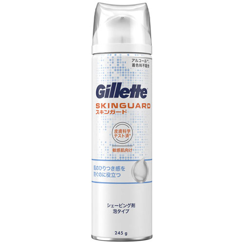 【10%OFFクーポン配布中】P&G ジレット スキンガード フォーム シェービング用 泡 タイプ 245g