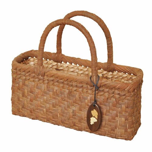 ヤマコー 山葡萄バッグ 沢皮 網代6mm 小籠