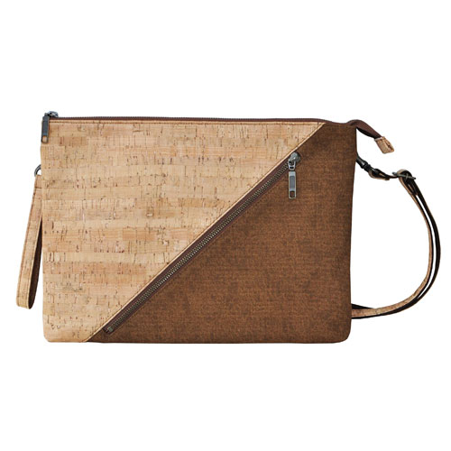 ヤマコー コルク/帆布クラッチ