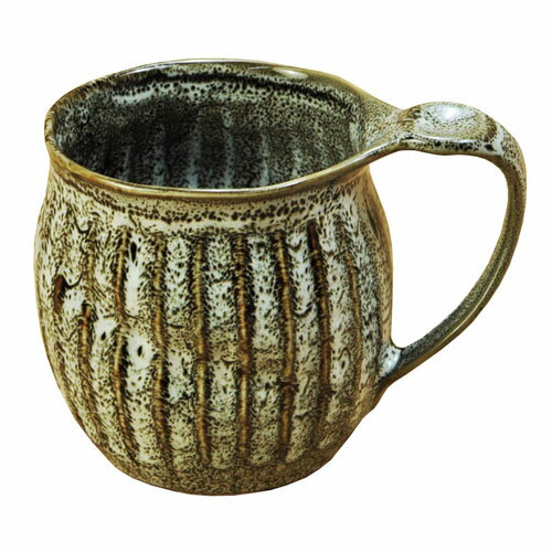 ヤマコー 削ぎ目 マグカップ ゆず白