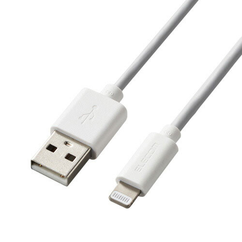 ポスト投函 エレコム ELECOM ライトニングケーブル オーディオ向け スタンダードタイプ データ転送/充電用 2m ホワイト MPA-UALO20WH