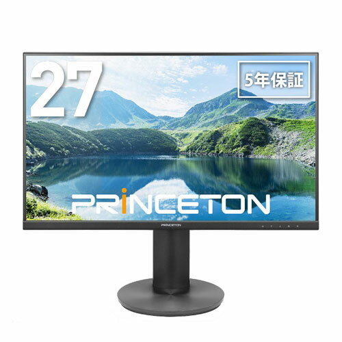 プリンストン PRINCETON マルチアングル対応 DisplayPort端子搭載 27型 広視野角ワイド液晶ディスプレイ PTFBLD-27S