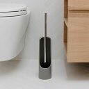 umbra タッチ トイレブラシ グレー おしゃれ トイレ掃除 掃除グッズ 掃除用品 省スペース コンパクト モダン