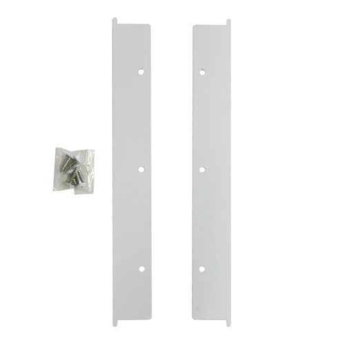 乐天商城 - 和気産業 壁面収納 Dulike デュライク 1×4材3枚用 棚パネル固定金具 白 2枚入 DL-130