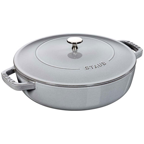 ピコ・ココット 【送料無料】ストウブ staub ピコ・ココット ブレイザーソテーパン 26cm グレー 40506-543 日本正規品業務用