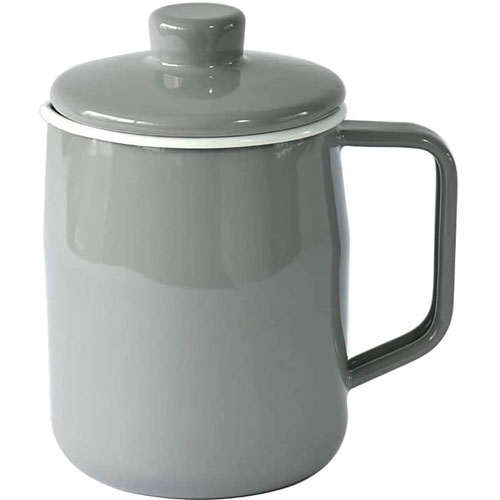 富士ホーロー オイルポット Filto 1.0L ライトグレー オイルボトル おしゃれ シンプル 油 ろ過 濾過 油..