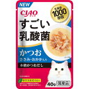 いなば CIAO すごい乳酸菌パウチ かつお ささみ・おかか入り 40g