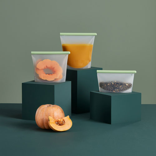 ルクエ Lekue リユーサブルシリコンバッグ 1.5L 食品ラップ シリコン製 シリコン蓋 保存容器 シリコンカバー レンジ対応 食洗機対応 冷蔵庫対応 冷凍庫対応