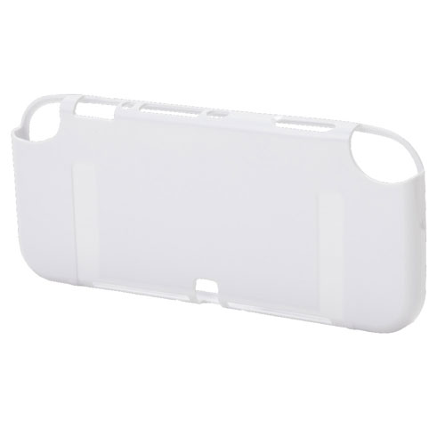 ナカバヤシ Digio2 SWITCH 有機ELモデル用 TPU背面カバー 一体型タイプ ホワイト SZC-SWE07W