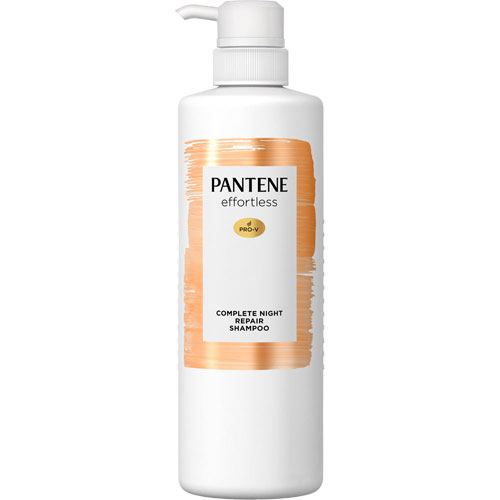 【10%OFFクーポン配布中】P&G パンテーン エフォートレス コンプリートナイトリペアー シャンプー ポンプ 480ml