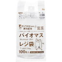 バイオマスレジ袋 西日本35号 東日本20号 Mサイズ 100枚入 TU35