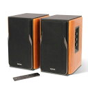 Edifier R1380DB Bluetooth対応 最大出力42W パワードブックシェルフスピーカー ED-R1380DB-BR-A 日本正規代理店品