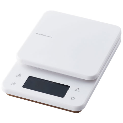 エレコム ELECOM キッチンスケール デジタルスケール 計量器 バックライト付き カ...