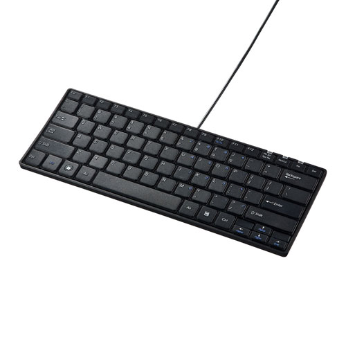 サンワサプライ 英語配列 USBスリムキーボード W293×D115 ブラック SKB-E3UN