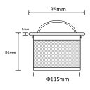 抗菌排水口ゴミ受け 86mm 2