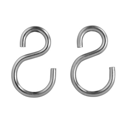 ニッサチェイン アンティークSフック アンティークシルバー 2個入 No1006